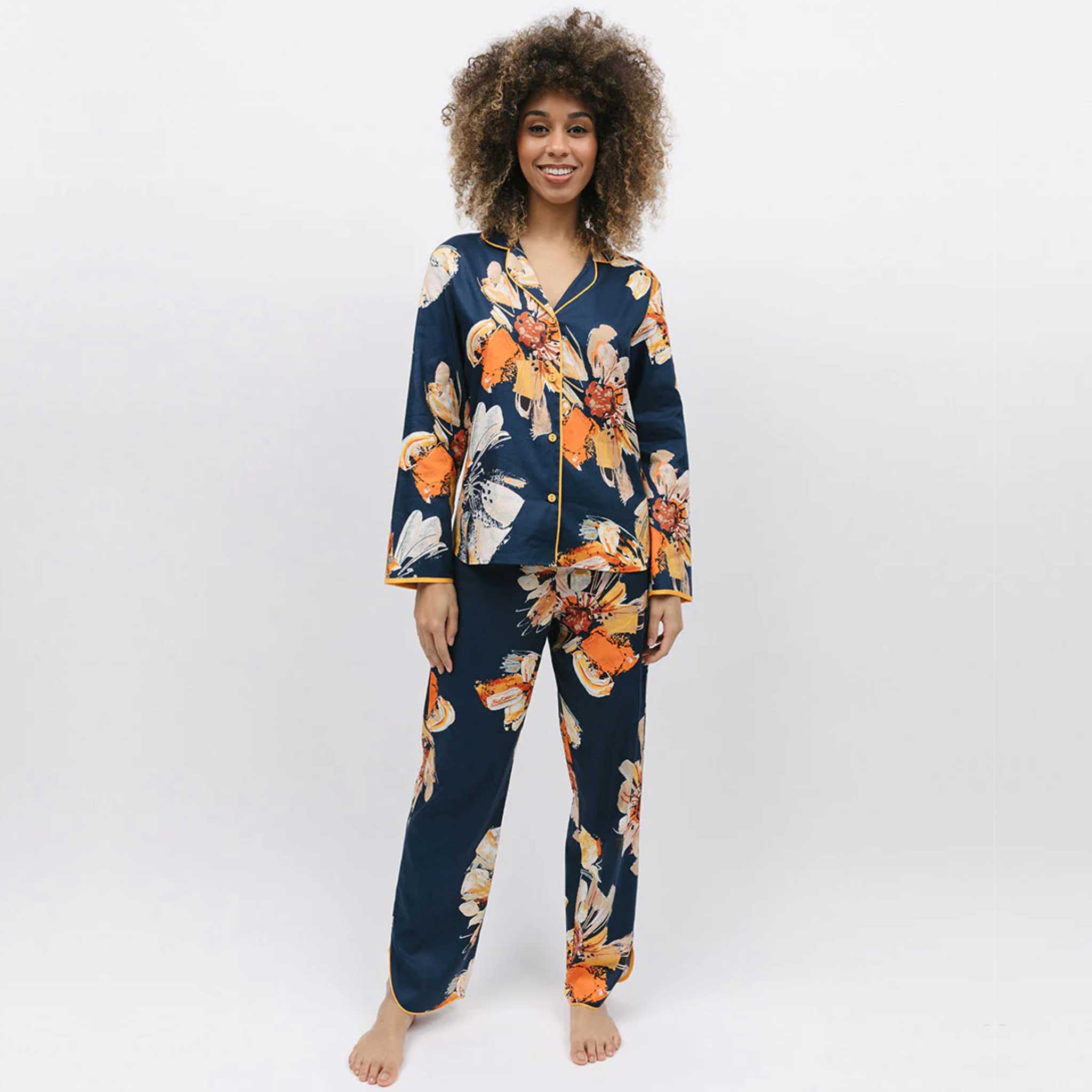 Cosmo Womens Floral Print Pyjama Set