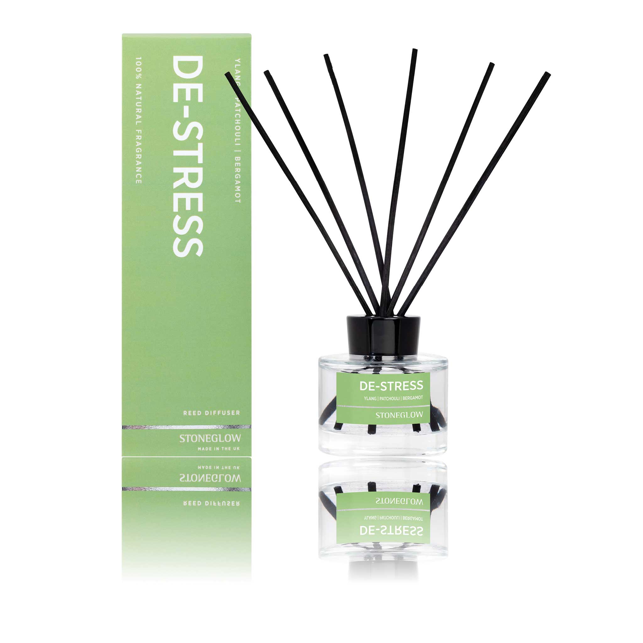 Stoneglow Wellbeing - De-Stress Ylang, Patchouli, Bergamot Diffuser