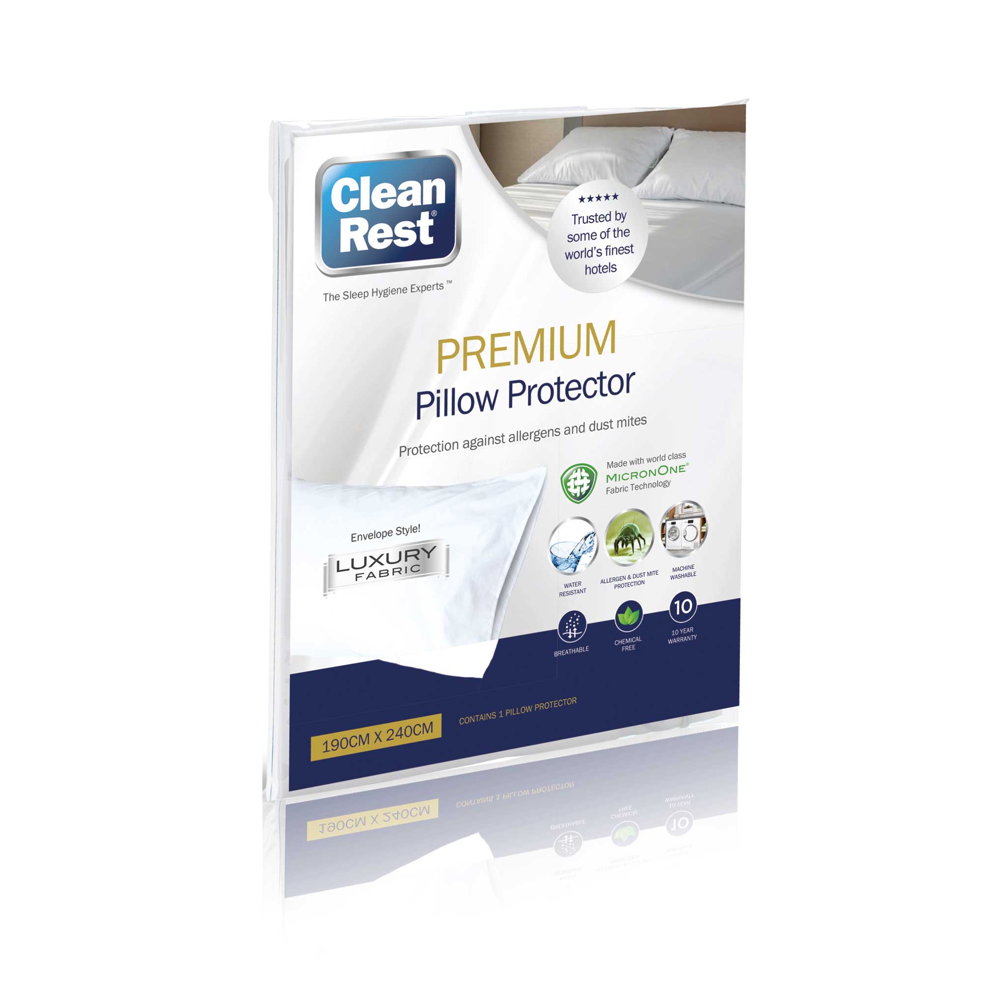 CleanRest Pillow Protector Envelope Style