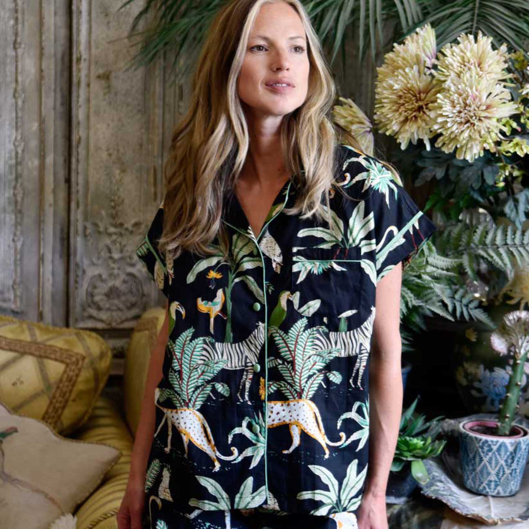 Safari At Night Short Pyjama Set