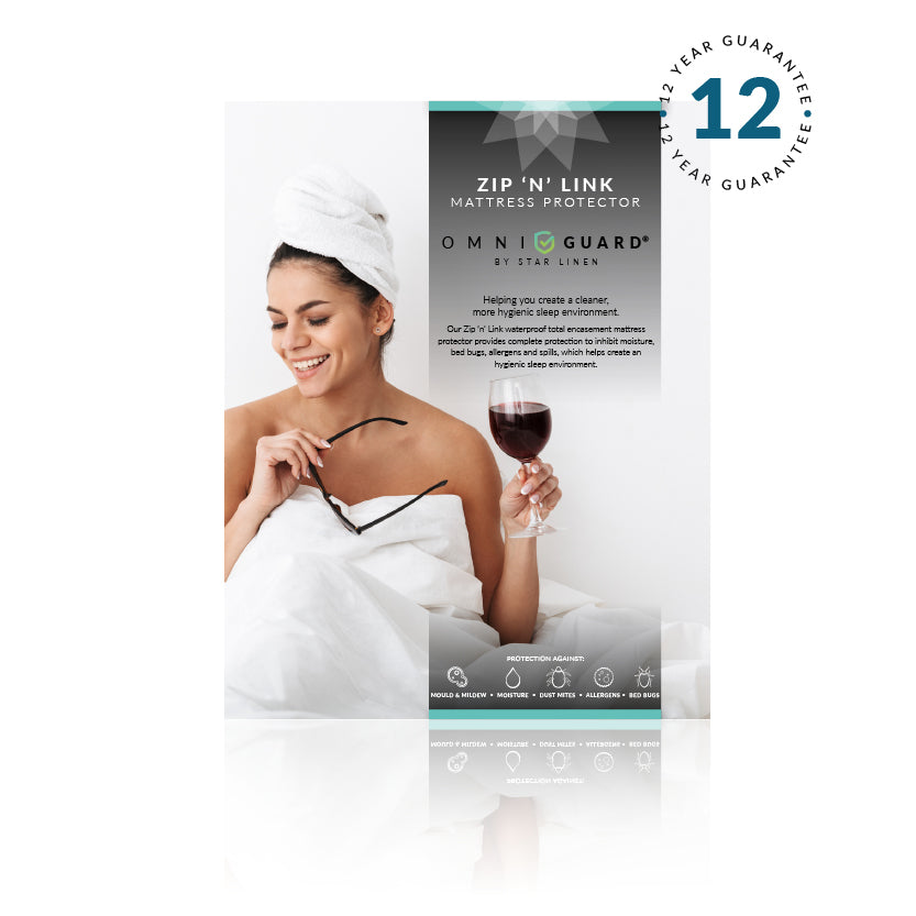 Zip and Link 6 sided Total Mattress Encasement from Omniguard