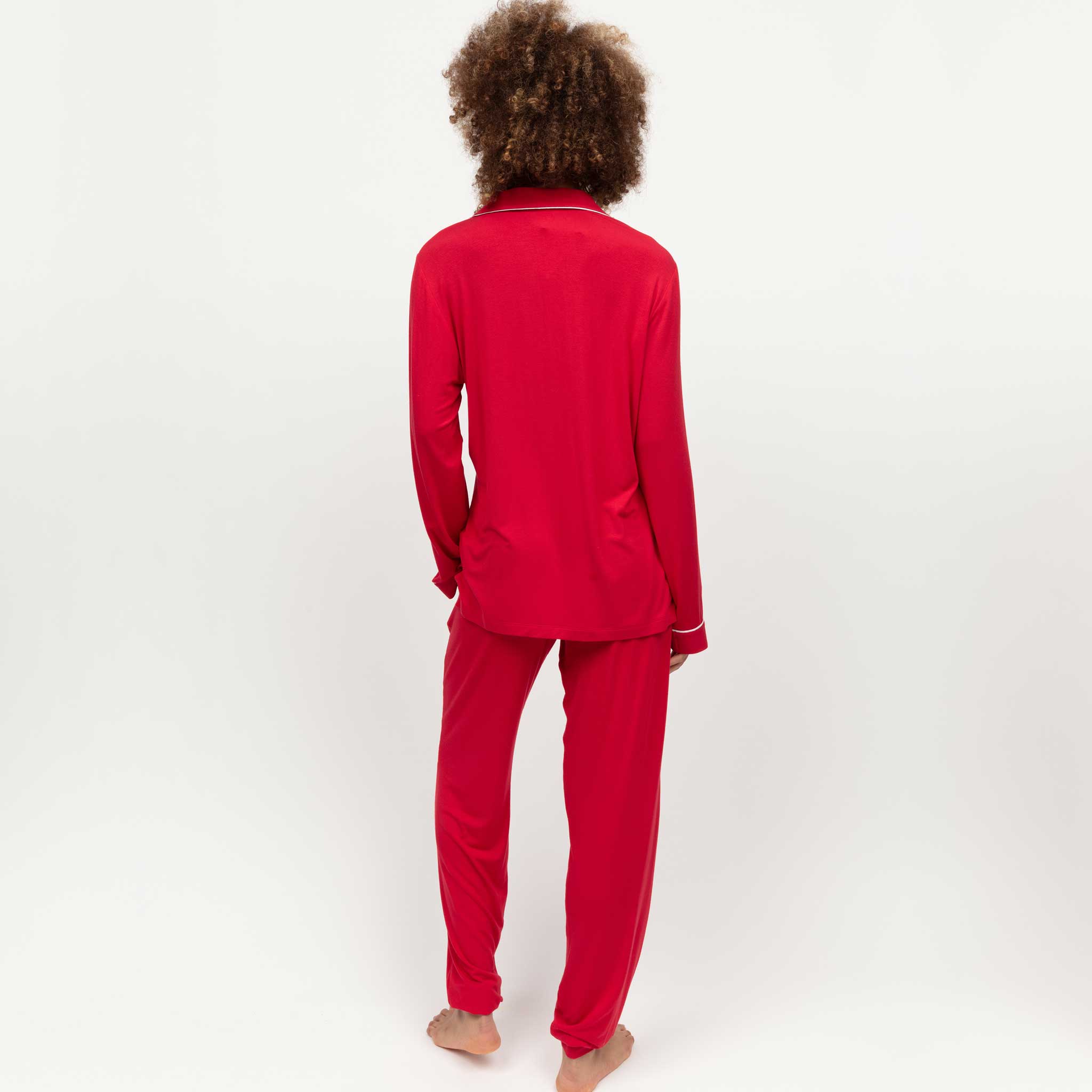 Montana Red Jersey Pyjama Set