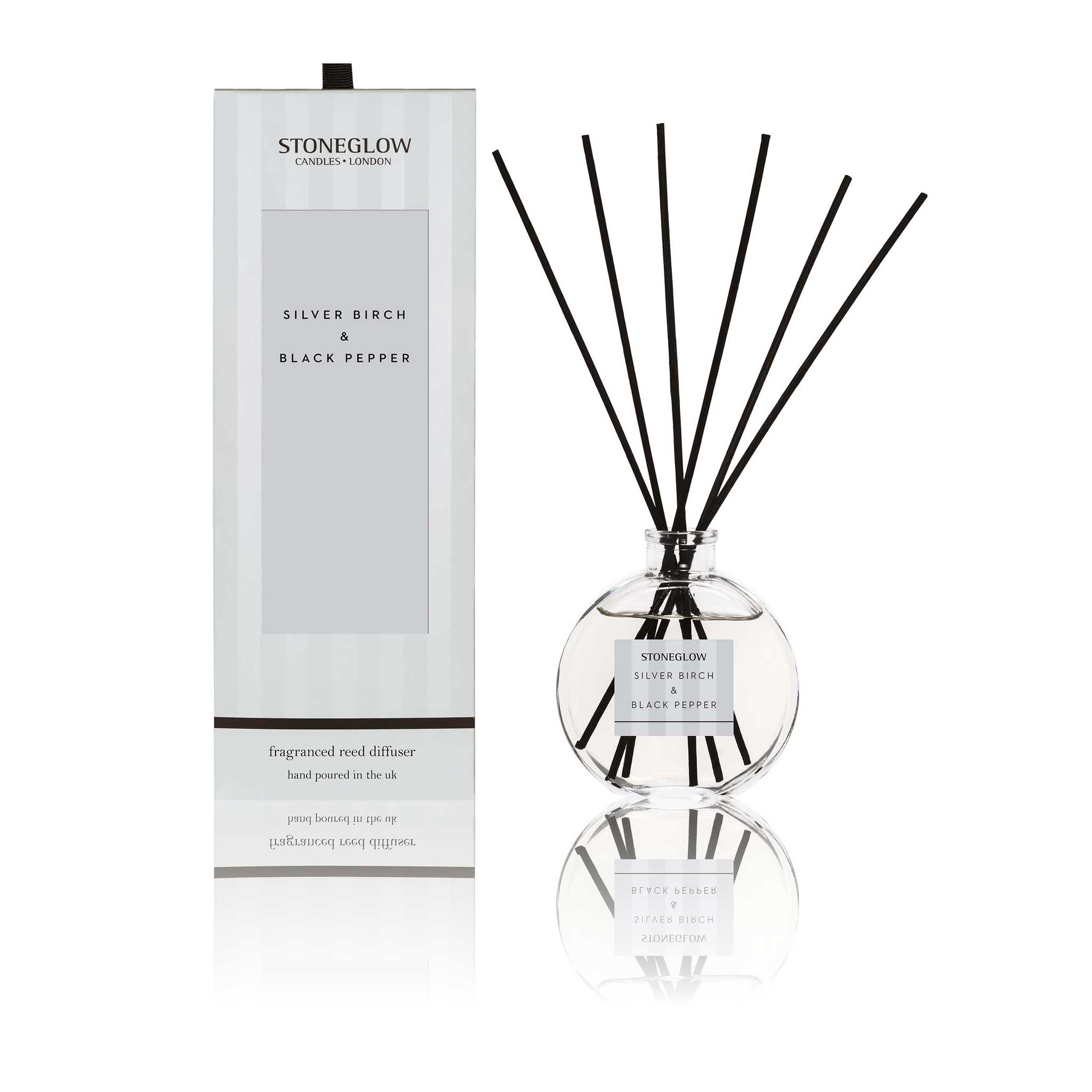 Stoneglow Silver Birch & Black Pepper Reed Diffuser