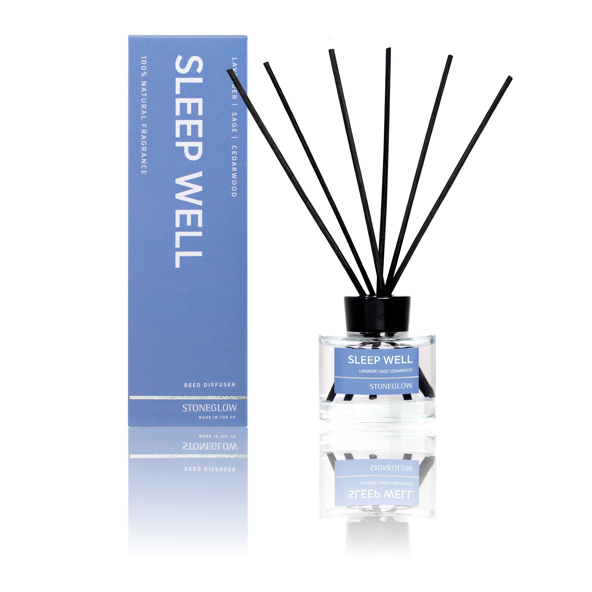 Stoneglow Wellbeing - Sleep Well Lavender, Sage, Cedarwood Diffuser