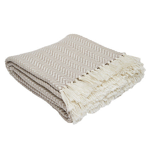 Eco Blanket Chinchilla Herringbone